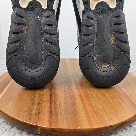 Nike Mens 11 Air Max 270 React Optical Black Vast Grey Daily Sneaker AQ4971-001 - Picture 10 of 12
